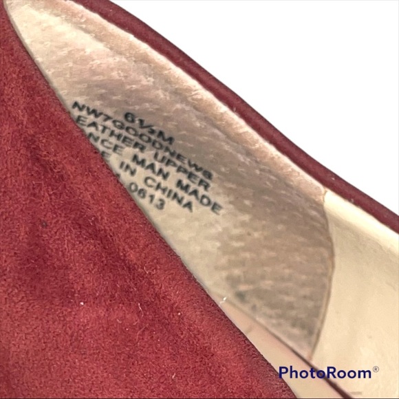 Nine West Red Suede Heels - Picture 5 of 5